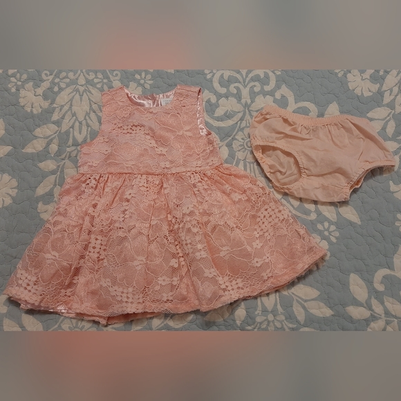 Beautiful baby dress pink lace size 6-9 months The Children's place - Picture 1 of 3